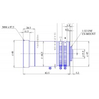 1/3-inch 5.5-82.5mm F1.8-Close Manual Iris Lens